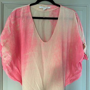 Diane Von Furstenberg pink dress size small